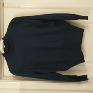 Mondi Mock Turtle Neck Sweater Buttons Teal